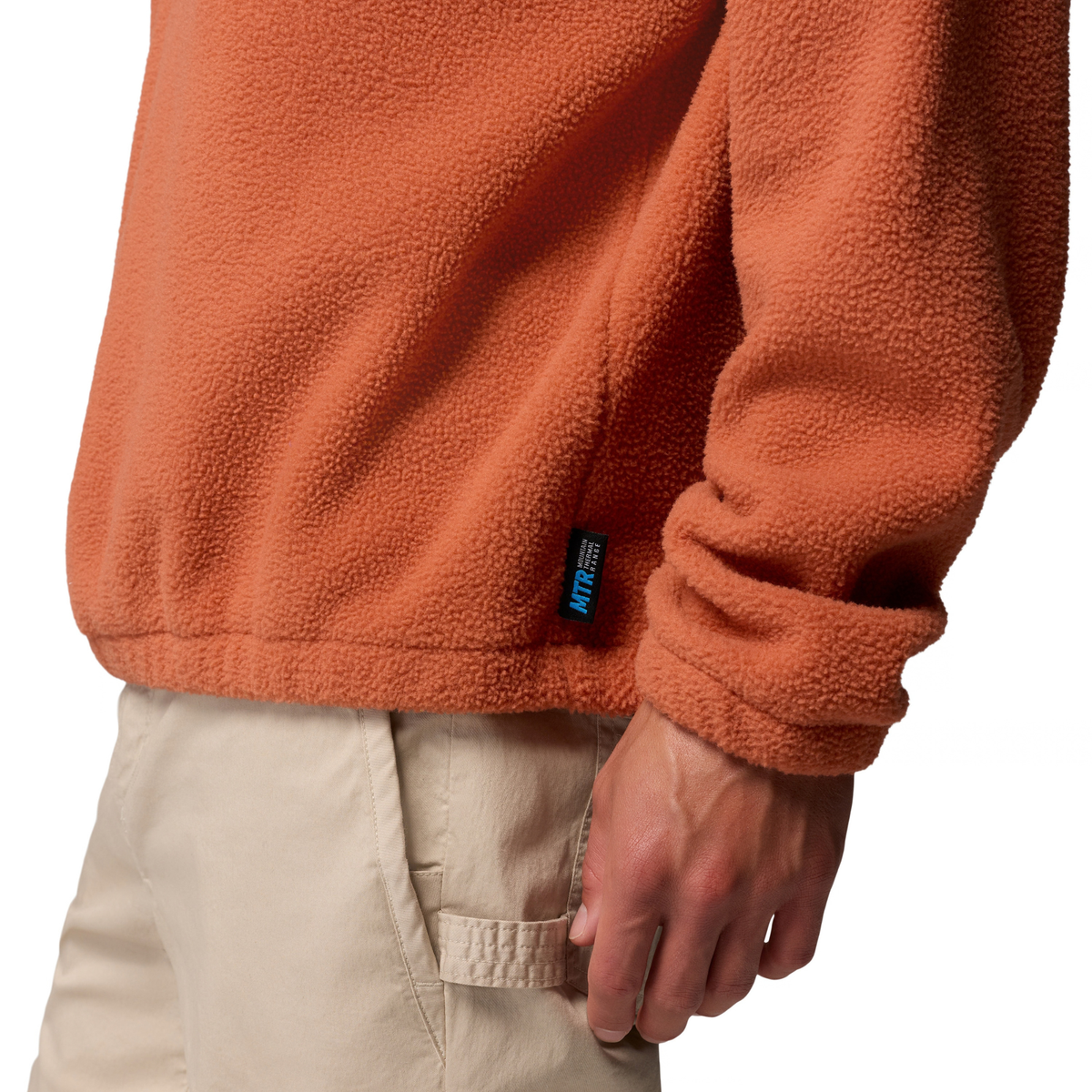 Columbia Men's Timber Crest MTR Sherpa Half Zip Fleece Top (Teak Brown)