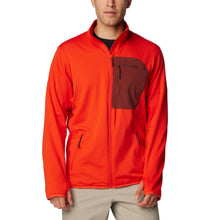 Load image into Gallery viewer, Columbia Men&#39;s Triple Canyon Grid Full Zip Fleece (Spicy/Spice)
