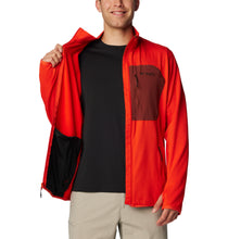 Load image into Gallery viewer, Columbia Men&#39;s Triple Canyon Grid Full Zip Fleece (Spicy/Spice)
