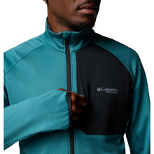 Load image into Gallery viewer, Columbia Men&#39;s Triple Canyon II Grid Full Zip Fleece (River Blue/Black)
