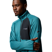 Load image into Gallery viewer, Columbia Men&#39;s Triple Canyon II Grid Full Zip Fleece (River Blue/Black)
