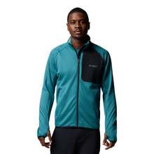 Load image into Gallery viewer, Columbia Men&#39;s Triple Canyon II Grid Full Zip Fleece (River Blue/Black)
