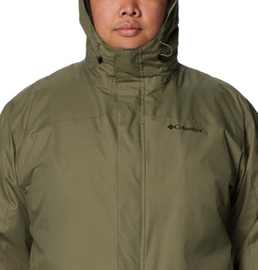 Columbia Men's Tunnel Falls II 3-IN-1 Insulated Waterproof Jacket (Stone Green)