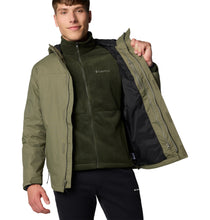 Load image into Gallery viewer, Columbia Men&#39;s Tunnel Falls II 3-IN-1 Insulated Waterproof Jacket (Stone Green)
