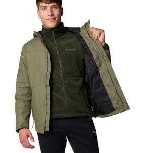 Columbia Men's Tunnel Falls II 3-IN-1 Insulated Waterproof Jacket (Stone Green)