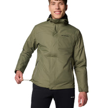 Load image into Gallery viewer, Columbia Men&#39;s Tunnel Falls II 3-IN-1 Insulated Waterproof Jacket (Stone Green)
