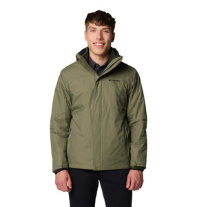 Columbia Men's Tunnel Falls II 3-IN-1 Insulated Waterproof Jacket (Stone Green)