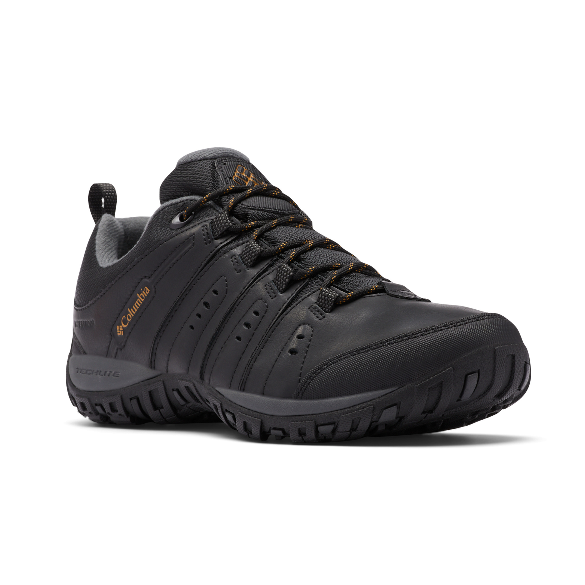 Columbia Men's Woodburn II Waterproof Trail Shoes (Black/Caramel)