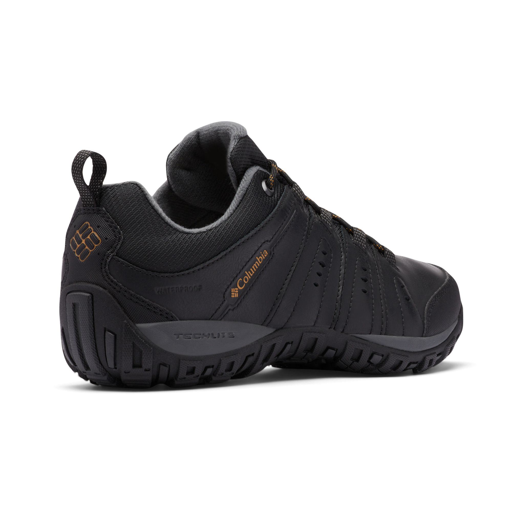 Columbia Men's Woodburn II Waterproof Trail Shoes (Black/Caramel)