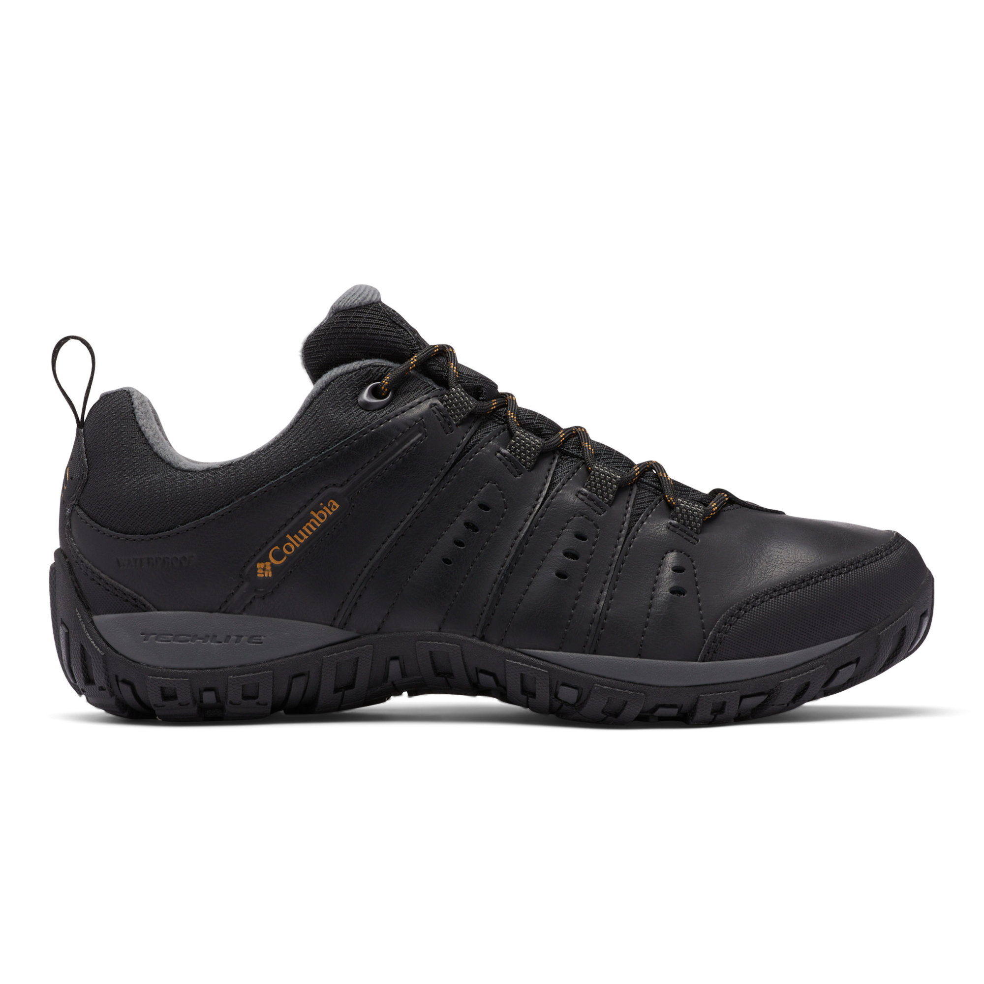 Columbia Men's Woodburn II Waterproof Trail Shoes (Black/Caramel)