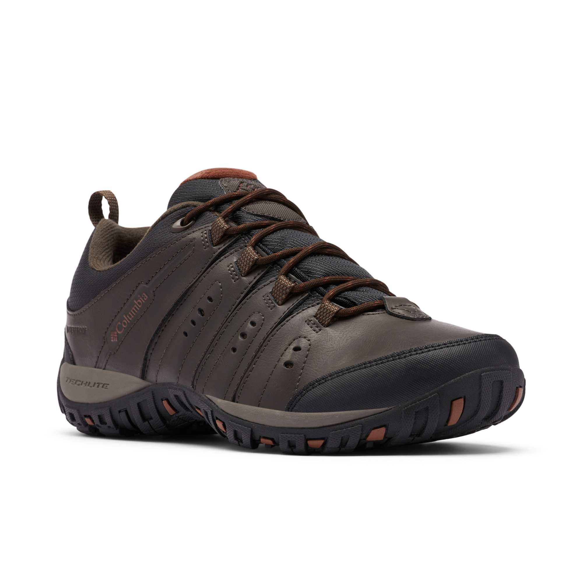 Columbia Men's Woodburn II Waterproof Trail Shoes (Cordovan/Cinnamon)