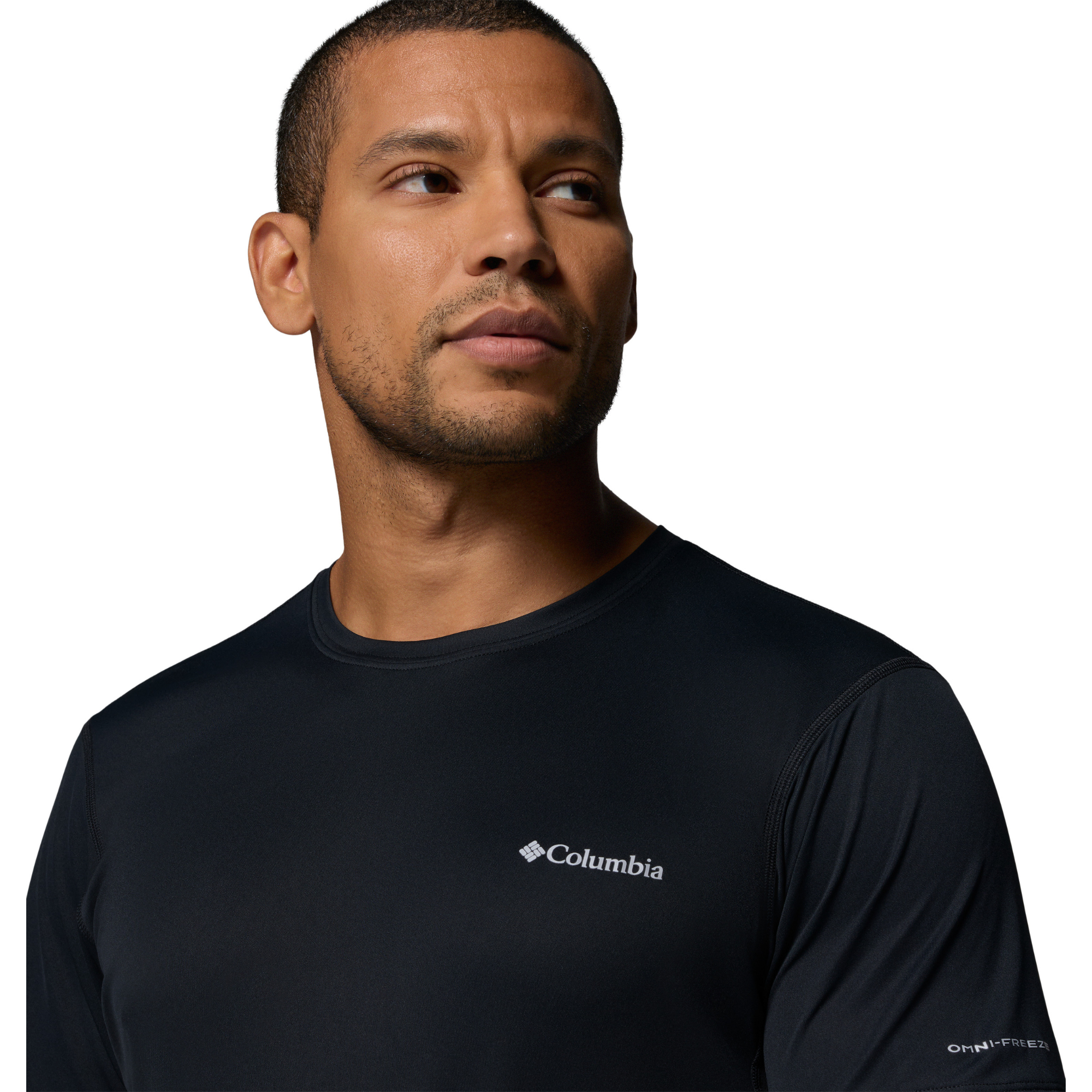 Columbia Men's Zero Rules Short Sleeve Crew Neck Light Technical Tee (Black)