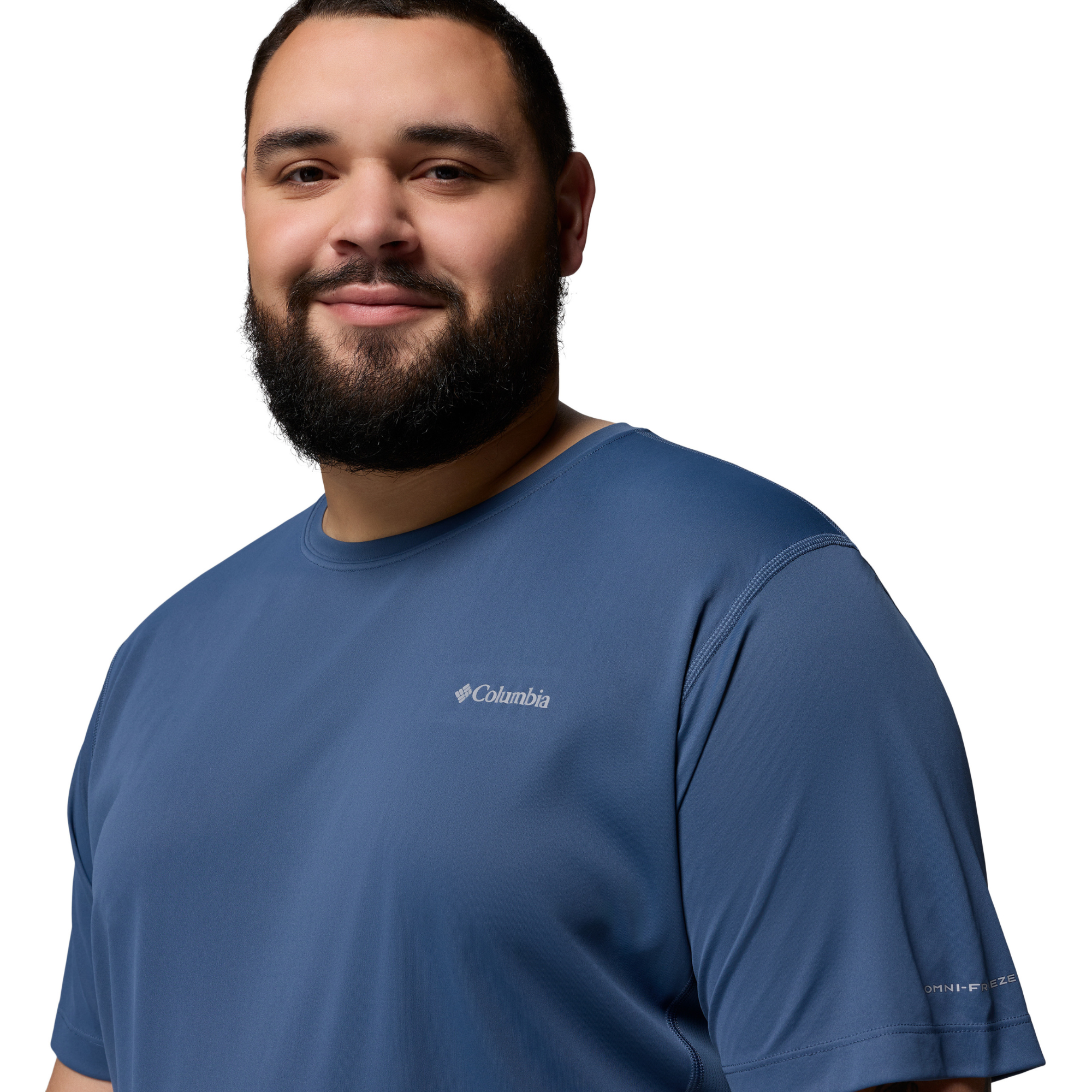 Columbia Men's Zero Rules Short Sleeve Crew Neck Light Technical Tee (Dark Mountain)