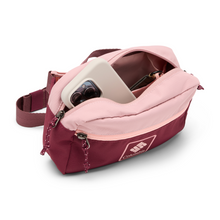 Load image into Gallery viewer, Columbia Trail Traveler Hip Pack (2L)(Rich Wine/Eraser Pink)
