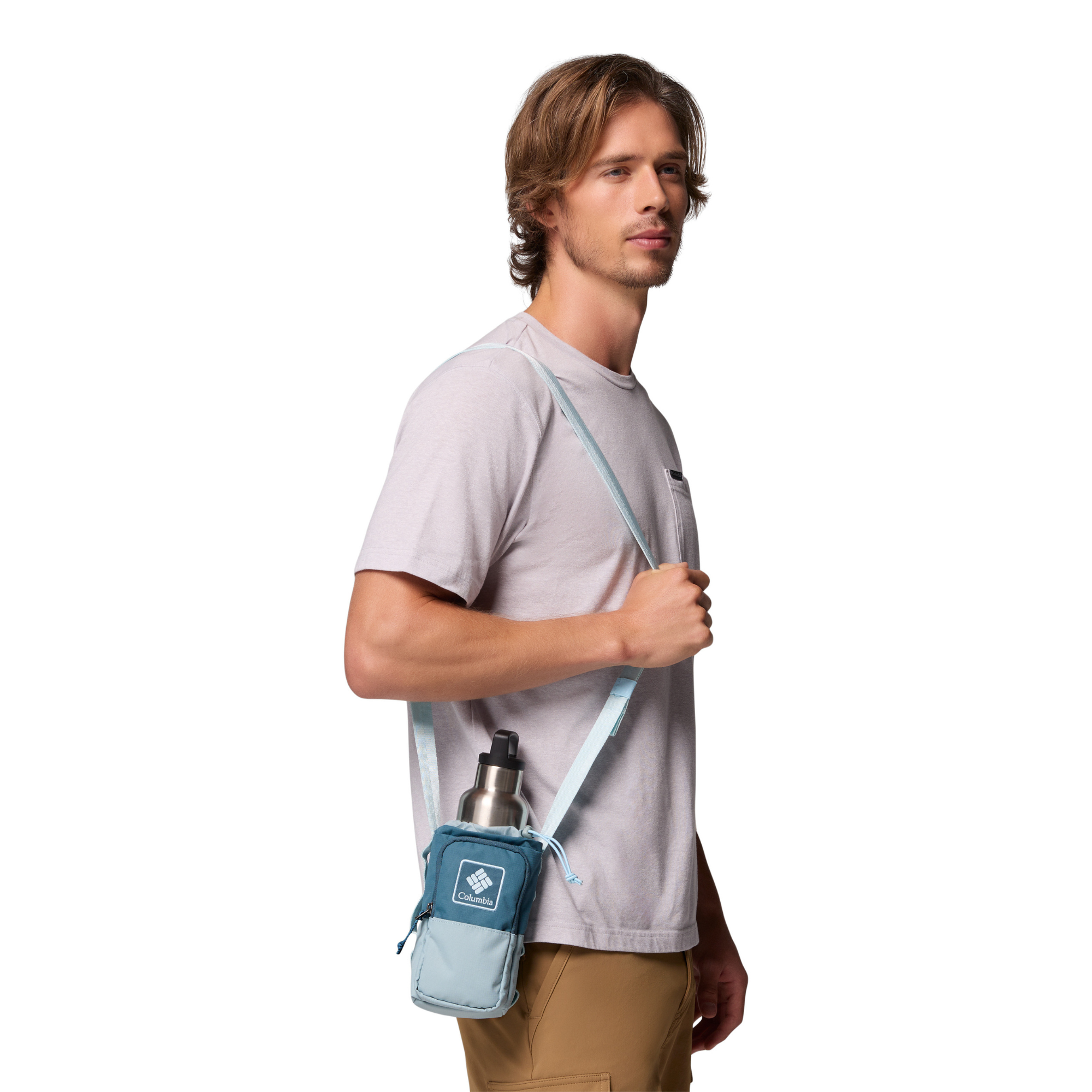 Columbia Trail Traveller 2L Water Bottle Sling (Everblue/Crushed Blue/Marine Light)