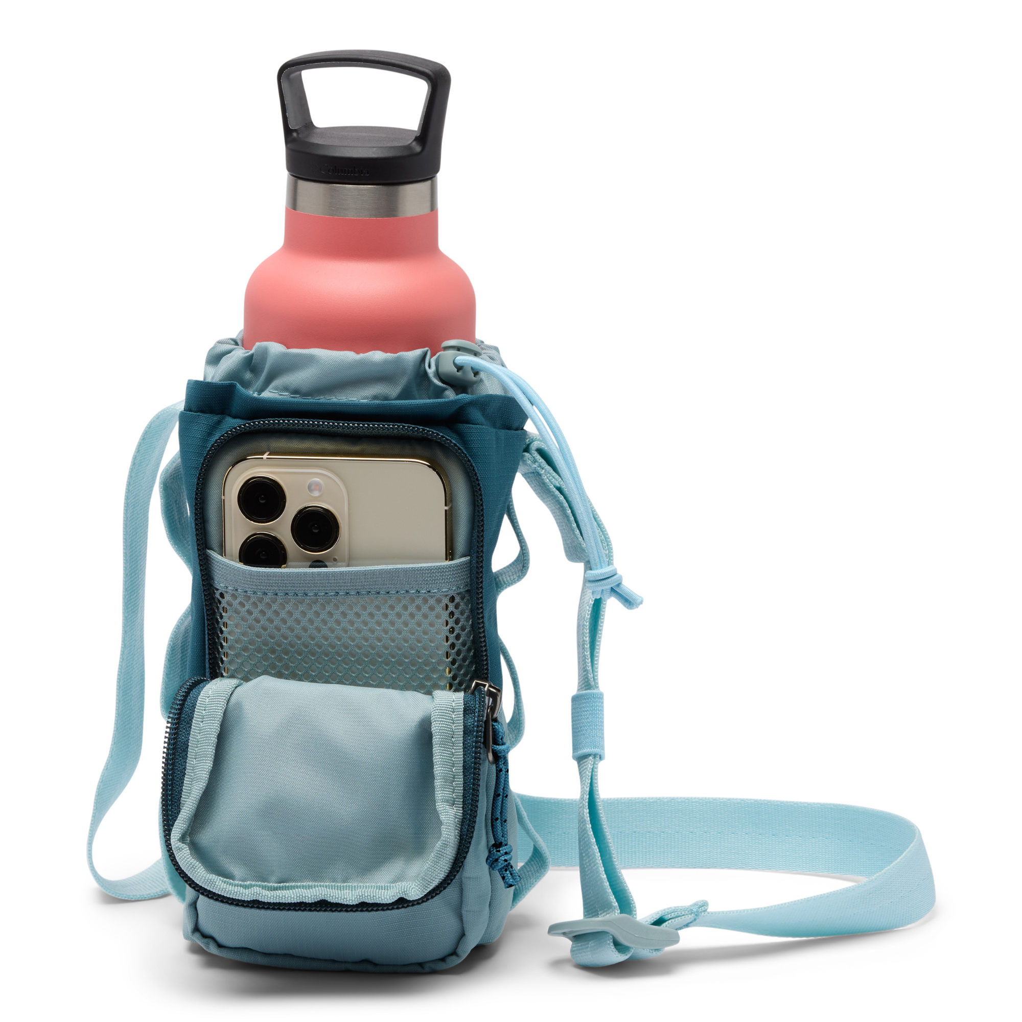 Columbia Trail Traveller 2L Water Bottle Sling (Everblue/Crushed Blue/Marine Light)