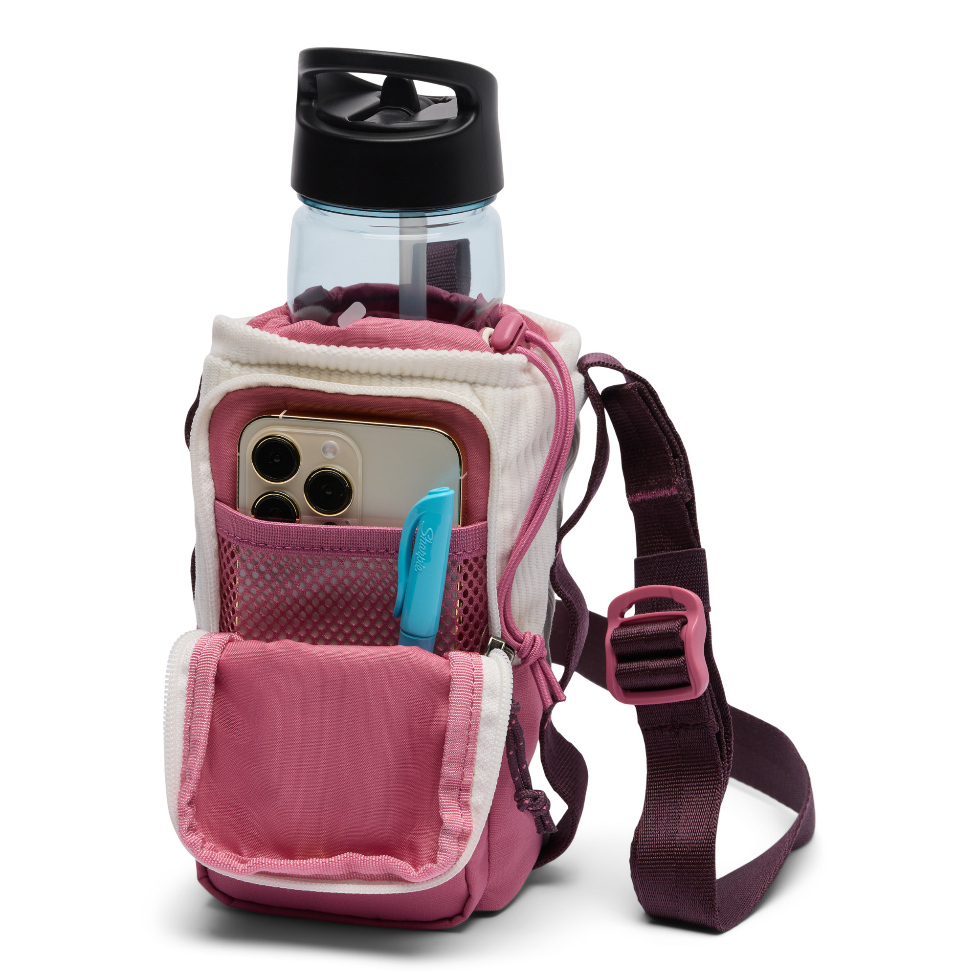 Columbia Trail Traveller 2L Water Bottle Sling (Sea Salt Corduroy/Rosette/Moonvista)