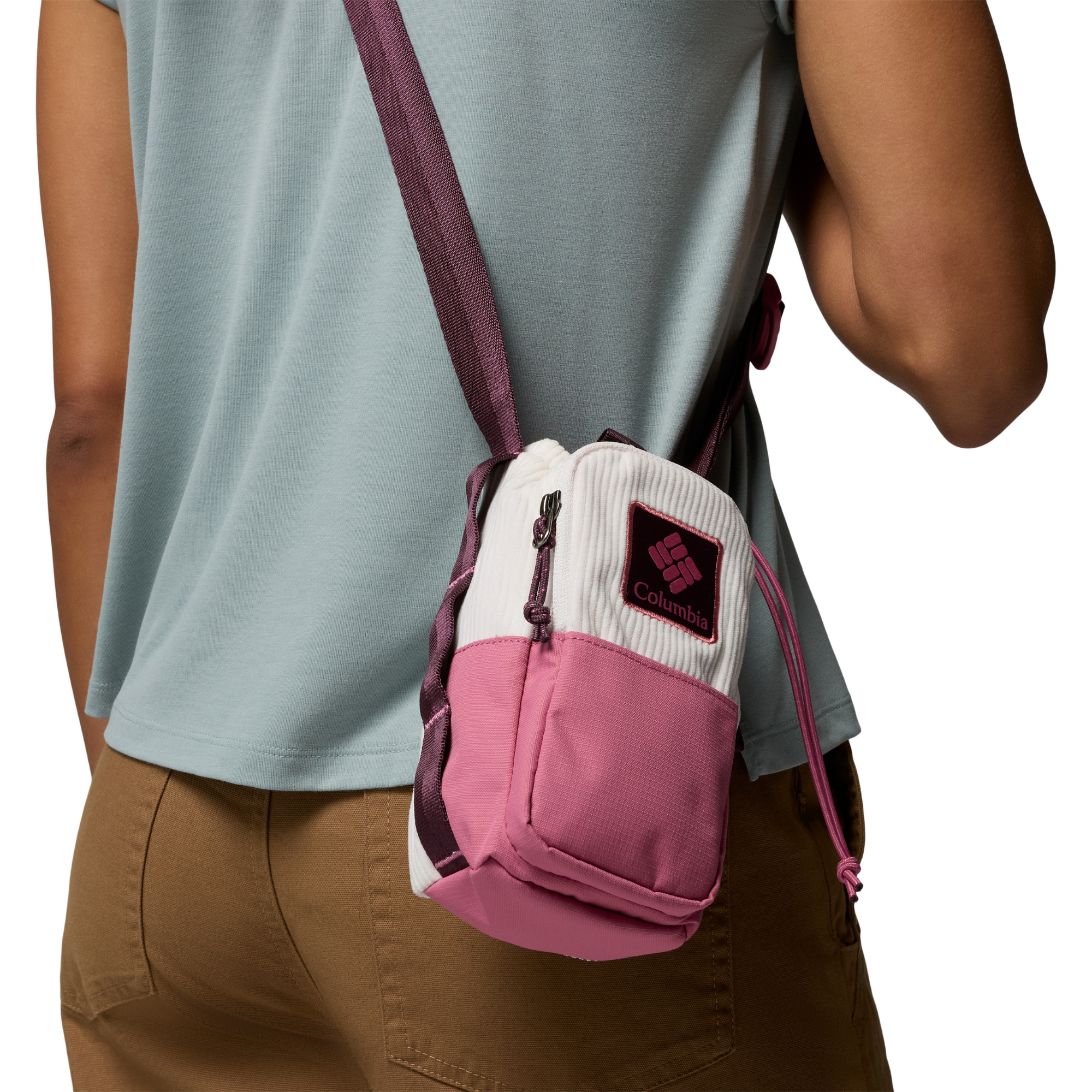Columbia Trail Traveller 2L Water Bottle Sling (Sea Salt Corduroy/Rosette/Moonvista)
