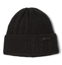 Load image into Gallery viewer, Columbia Unisex Agate Pass Cable Knit Beanie Hat (Black)
