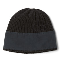 Load image into Gallery viewer, Columbia Unisex Agate Pass Cable Knit Beanie Hat (Black)
