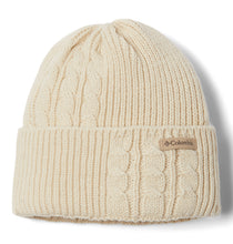 Load image into Gallery viewer, Columbia Unisex Agate Pass Cable Knit Beanie Hat (Chalk)
