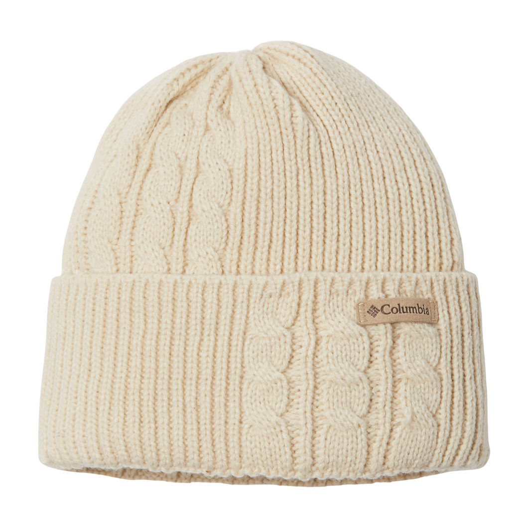 Columbia Unisex Agate Pass Cable Knit Beanie Hat (Chalk)