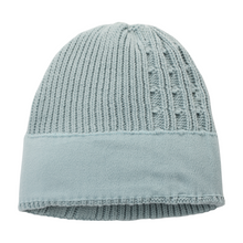 Load image into Gallery viewer, Columbia Unisex Agate Pass Cable Knit Beanie Hat (Crushed Blue)

