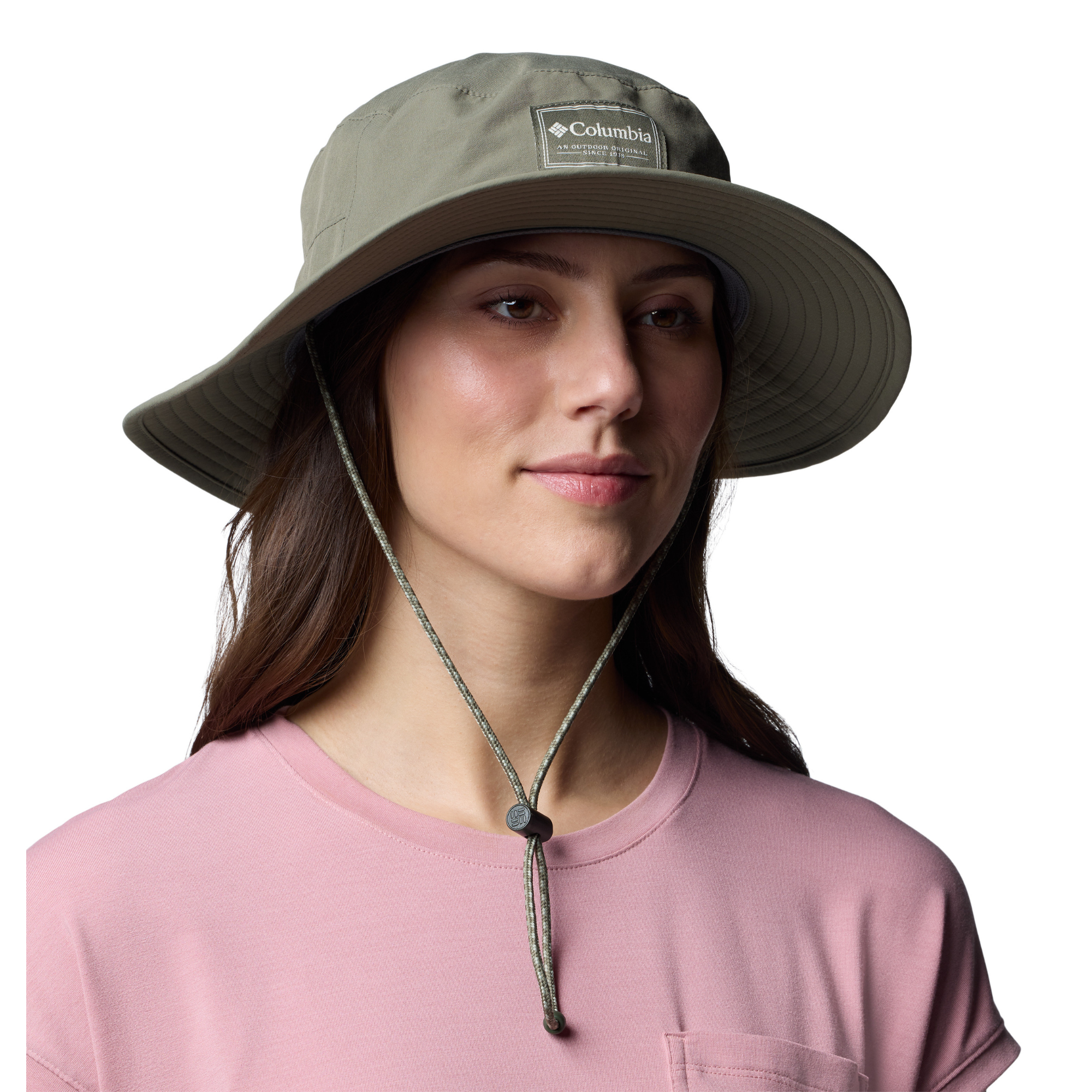 Columbia Unisex Broad Spectrum II UPF50 Booney Sun Hat (Stone Green)