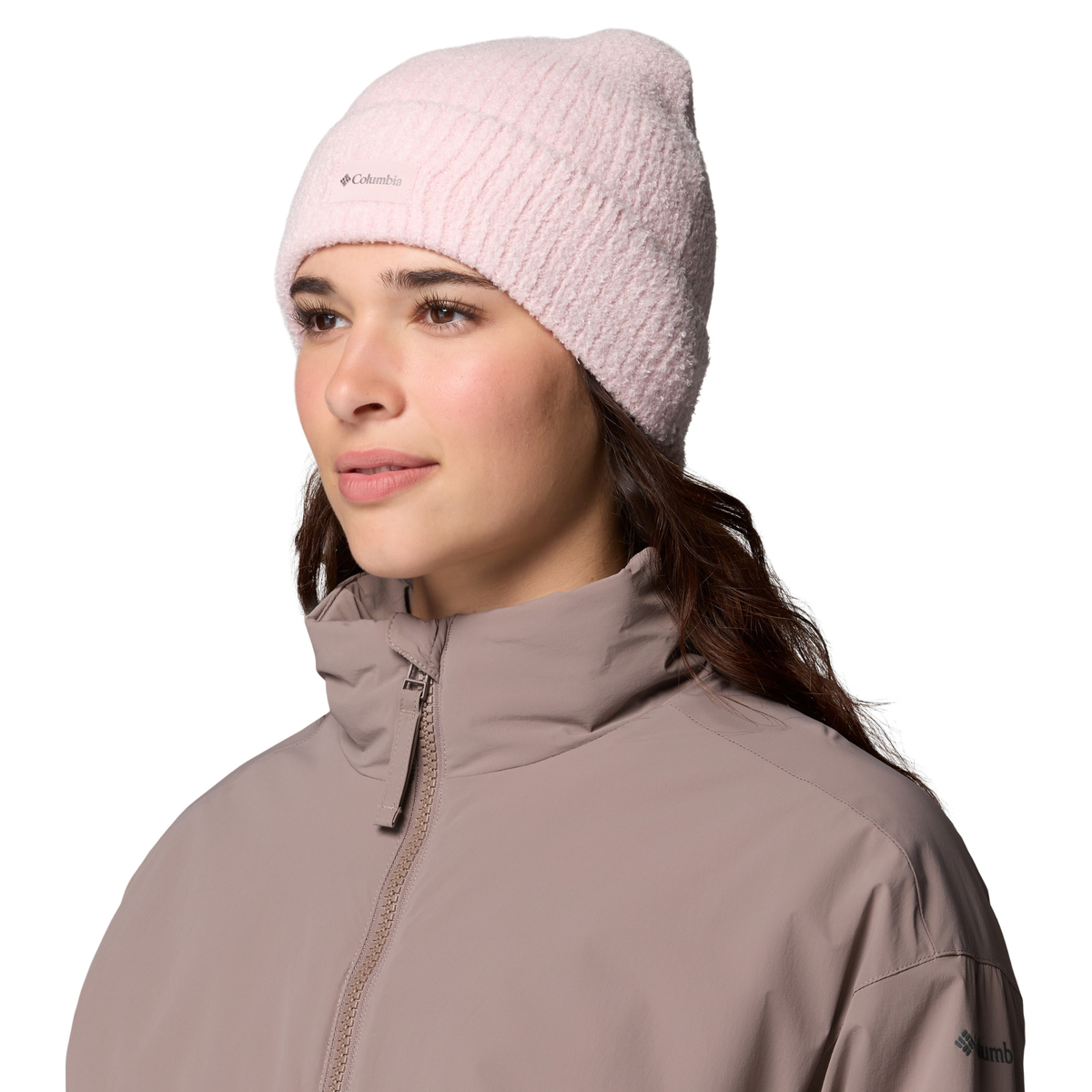Columbia Unisex CSC Luxe Cuffed Beanie Hat (Mineral Pink)