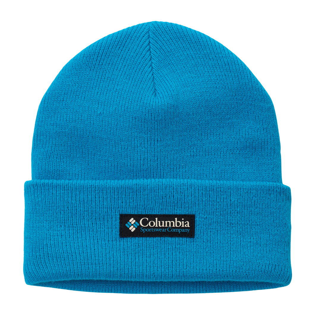 Columbia Unisex City Trek Heavyweight Beanie Hat (Compass Blue/Icons)