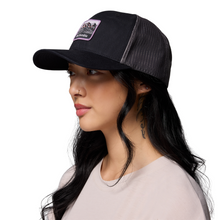 Load image into Gallery viewer, Columbia Unisex Mesh Snap Back Cap (Black/Sisters)
