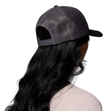 Load image into Gallery viewer, Columbia Unisex Mesh Snap Back Cap (Black/Sisters)
