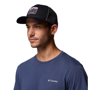 Columbia Unisex Mesh Snap Back Cap (Black/Sisters)