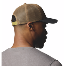 Load image into Gallery viewer, Columbia Unisex Mesh Snap Back Hat (Delta/Shark/Circular Landscape)
