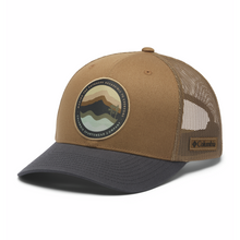 Load image into Gallery viewer, Columbia Unisex Mesh Snap Back Hat (Delta/Shark/Circular Landscape)
