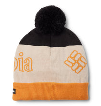 Load image into Gallery viewer, Columbia Unisex Polar Powder II Beanie Hat (Black/Dark Stone/Sunstone)
