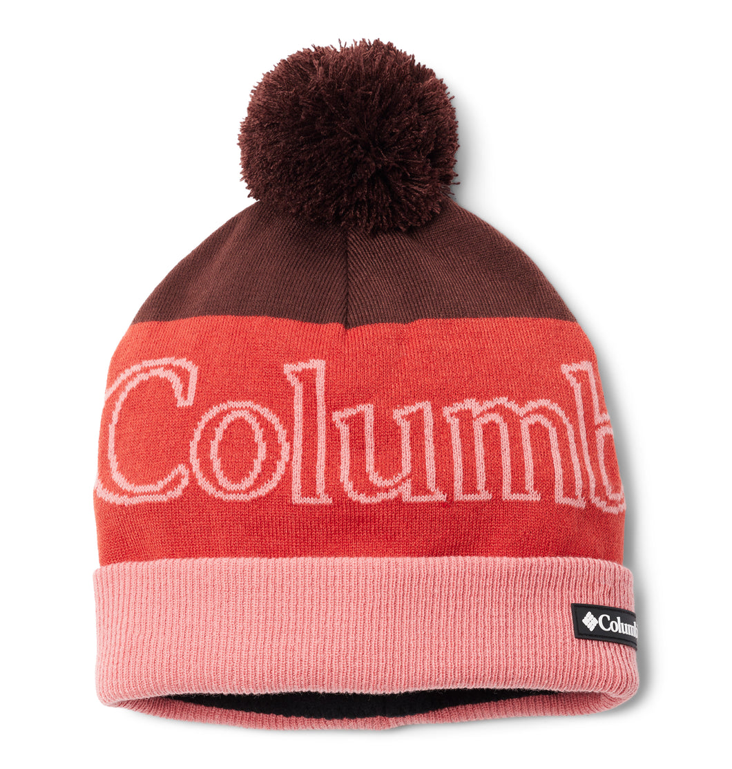 Columbia Unisex Polar Powder II Omni-Heat Beanie Hat (Moonvista/Daredevil/Pink Agave)