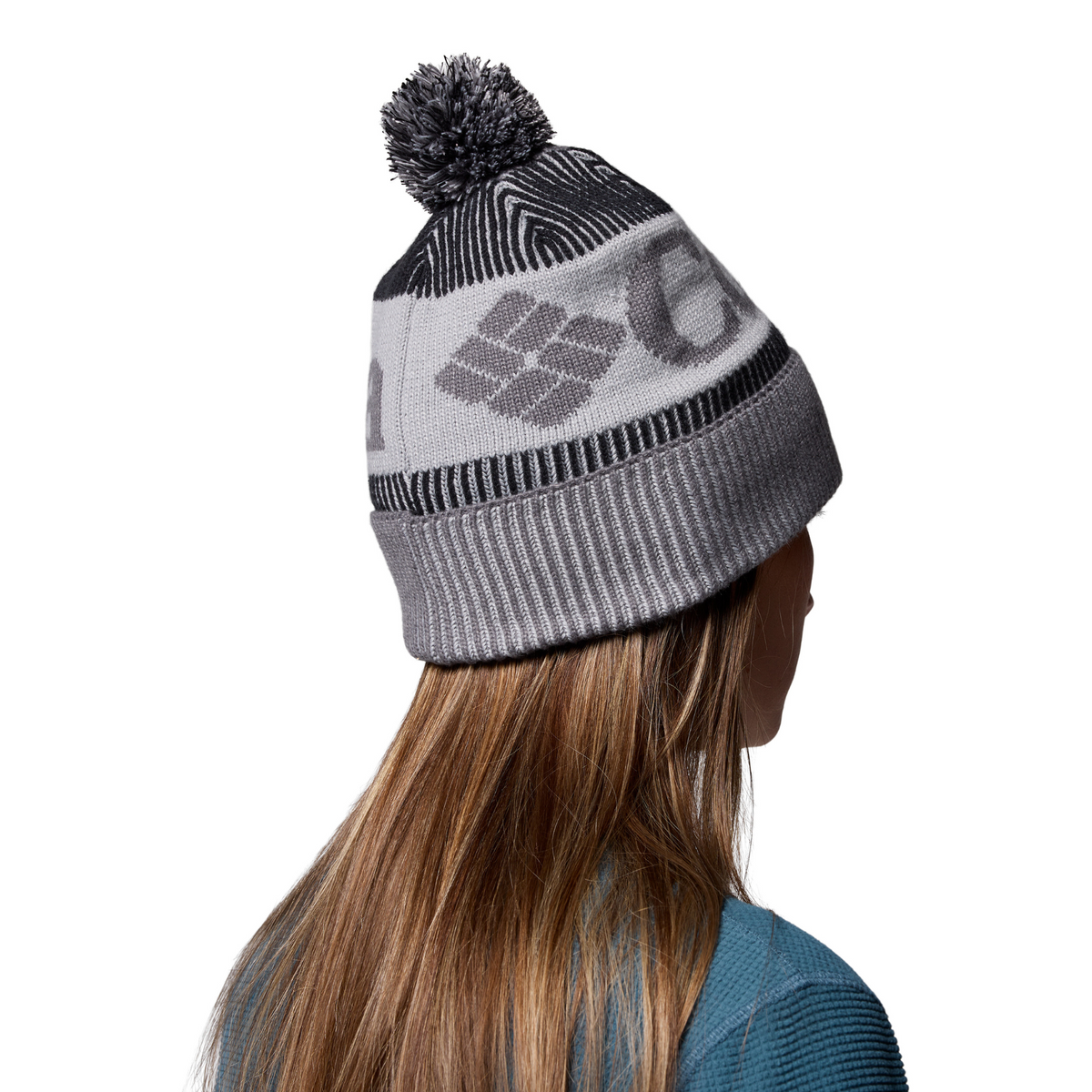 Columbia Unisex Polar Powder III Omni-Heat Beanie Hat (City Grey/Black/Columbia Grey)