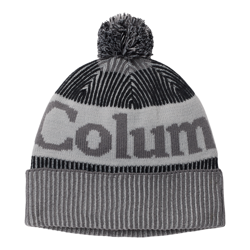 Columbia Unisex Polar Powder III Beanie Hat (City Grey/Black/Columbia Grey)
