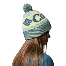Load image into Gallery viewer, Columbia Unisex Polar Powder III Beanie Hat (Everblue/Crushed Blue/Citron Haze)

