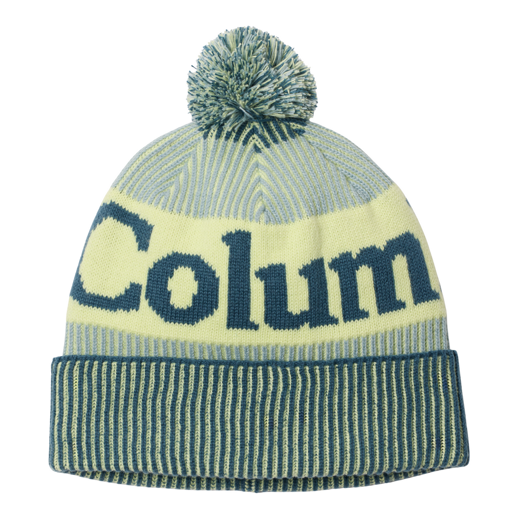 Columbia Unisex Polar Powder III Beanie Hat (Everblue/Crushed Blue/Citron Haze)
