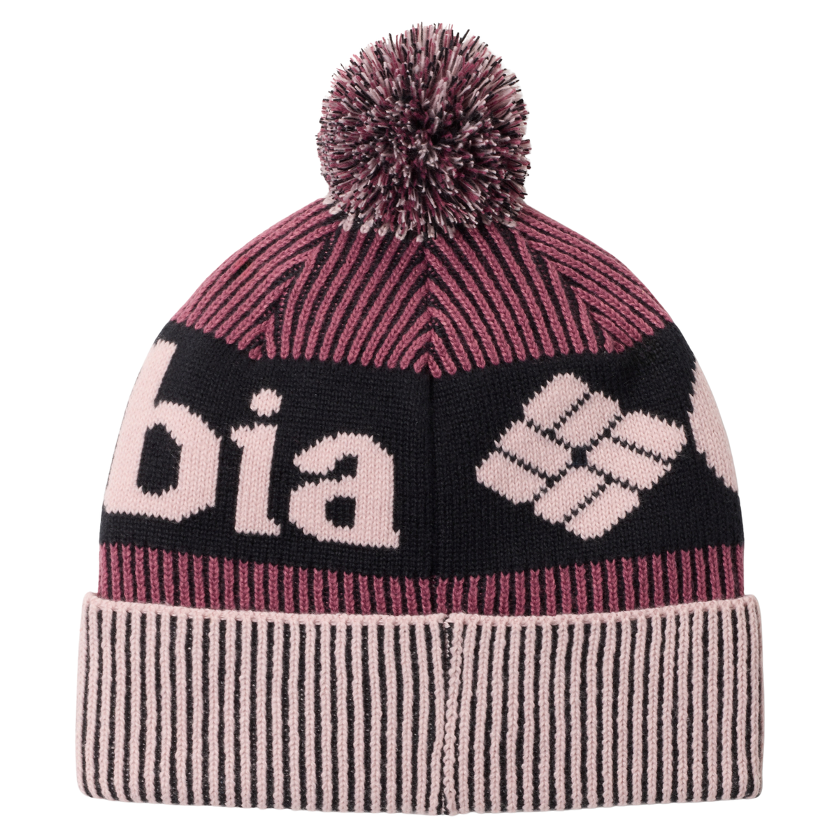 Columbia Unisex Polar Powder III Omni-Heat Beanie Hat (Mineral Pink/Antique Mauve/Black)