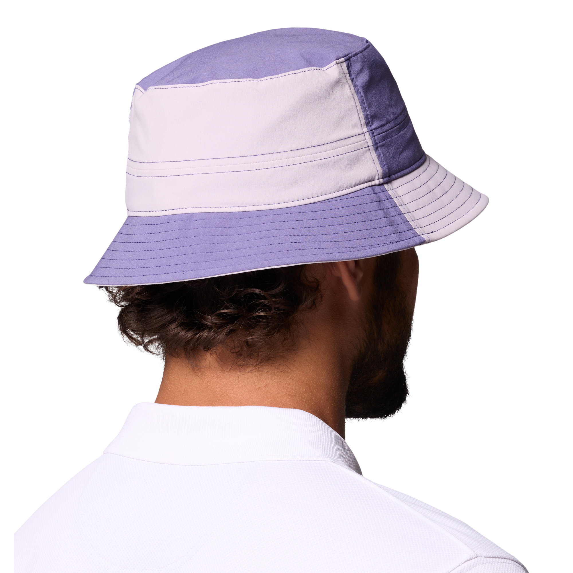 Columbia Unisex Trek II UPF50 Bucket Hat (Stormwatch/Lavender Pearl)