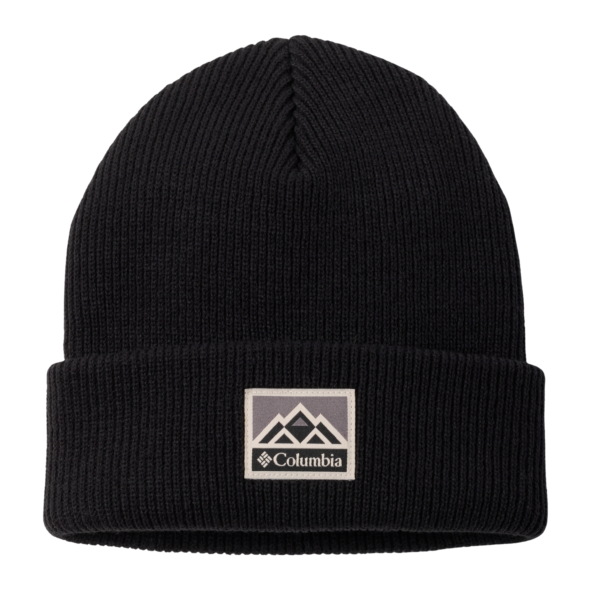 Columbia Unisex Whirlibird Cuffed Beanie Hat (Black/Mountains)