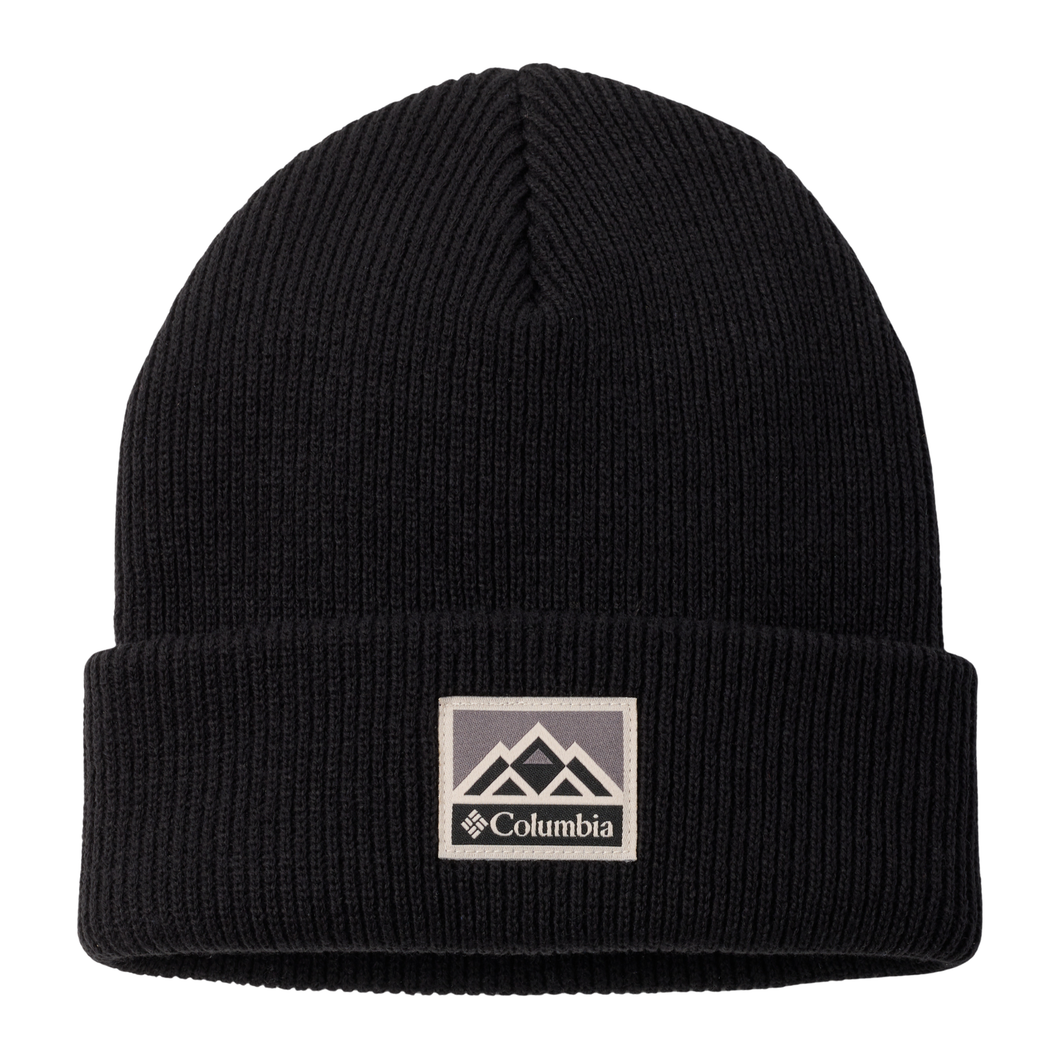 Columbia Unisex Whirlibird Cuffed Beanie Hat (Black/Mountains)