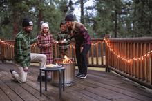 Load image into Gallery viewer, Columbia Unisex Whirlibird Cuffed Beanie Hat (Black/Mountains)
