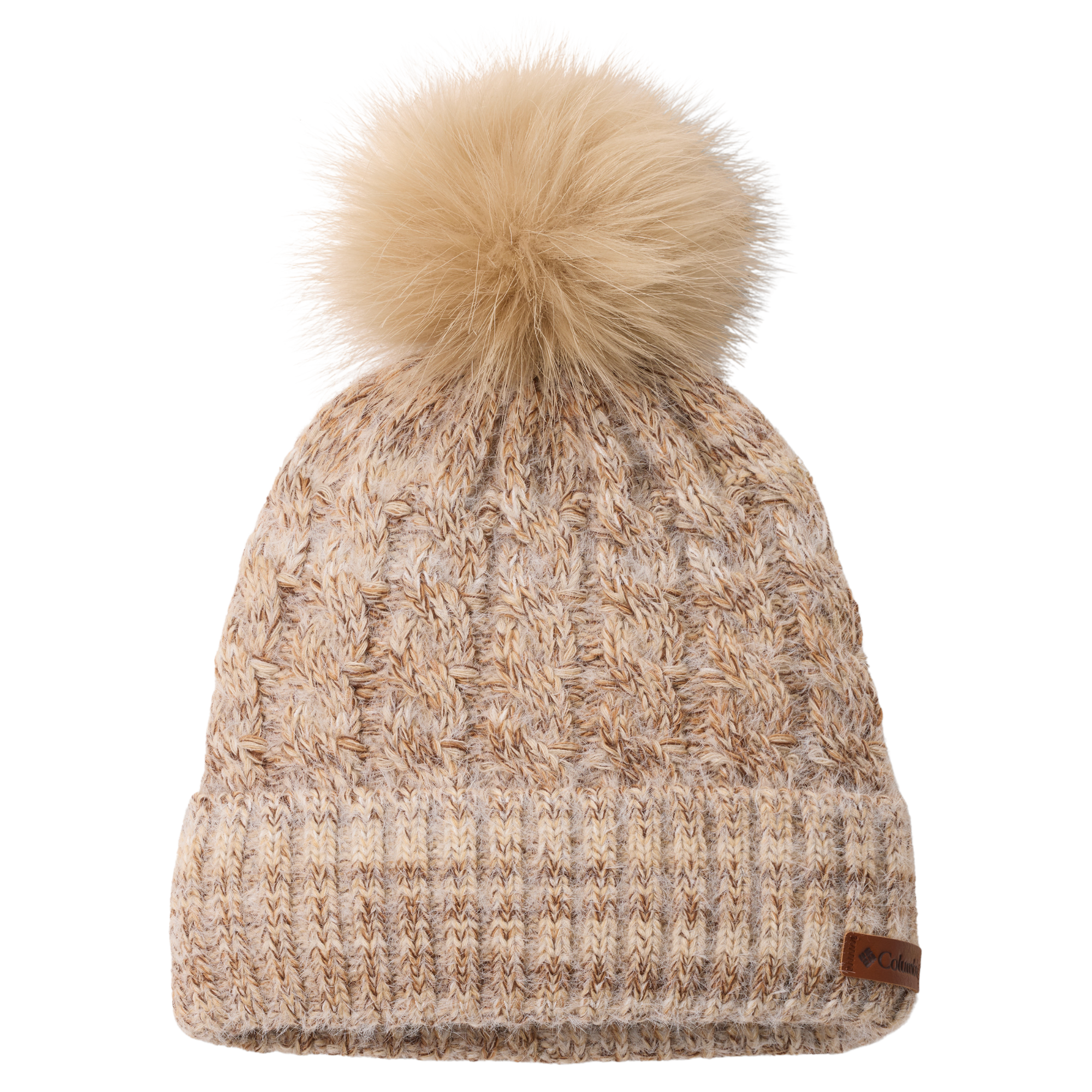 Columbia Unisex Winter Blur II Fleece Lined Beanie Hat Camel Brown 224 2137521