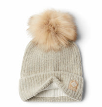 Load image into Gallery viewer, Columbia Winter Blur Pom Pom Beanie (Chalk)
