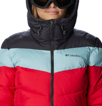 Load image into Gallery viewer, Columbia Women&#39;s Abbott Peak Insulated Ski Jacket (Red Lily/Shark)
