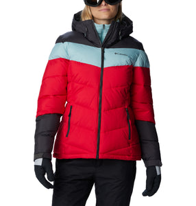 Columbia Women's Abbott Peak Insulated Ski Jacket (Red Lily/Shark)